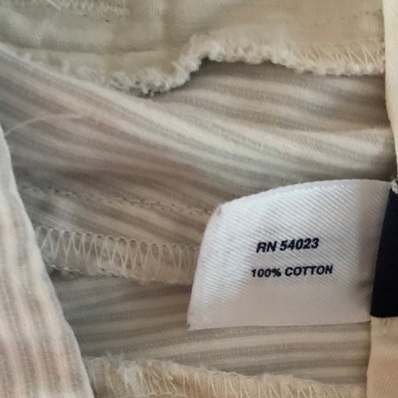 GAP Gray Stripe Cotton Bermuda Walking Shorts - Picture 6 of 7